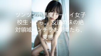 ツンツン小悪魔ニーハイ女子校生・そら。 友達の妹の絶対領域パンチラを見てたら、変態！