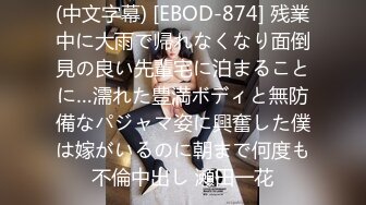 (中文字幕) [EBOD-874] 残業中に大雨で帰れなくなり面倒見の良い先輩宅に泊まることに…濡れた豊満ボディと無防備なパジャマ姿に興奮した僕は嫁がいるのに朝まで何度も不倫中出し 瀬田一花